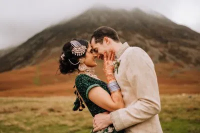 Sophia & Andrew on their wedding day